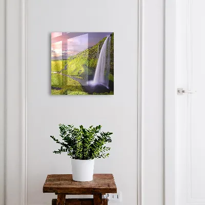 Key box for wall Mountain waterfall
