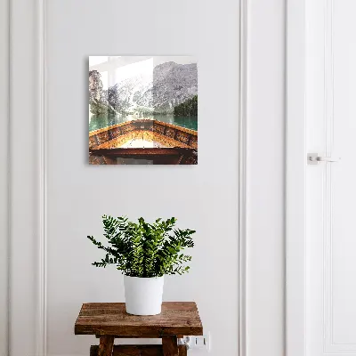 Wall mounted key box Mountain lake