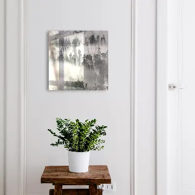 Wall mounted key box Misty green