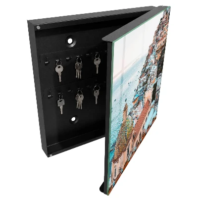 Wall mounted key box Mediterranean charm