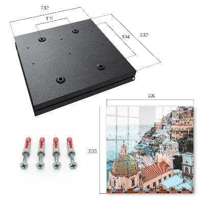 Wall mounted key box Mediterranean charm