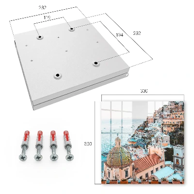 Wall mounted key box Mediterranean charm
