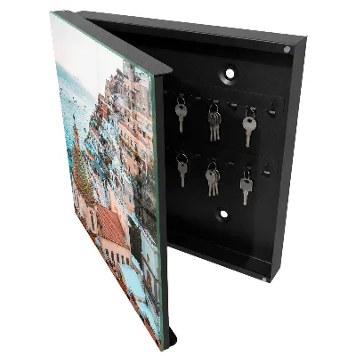 Wall mounted key box Mediterranean charm