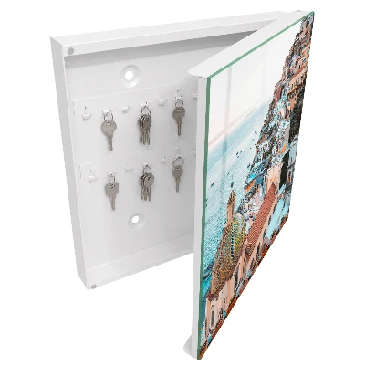 Wall mounted key box Mediterranean charm