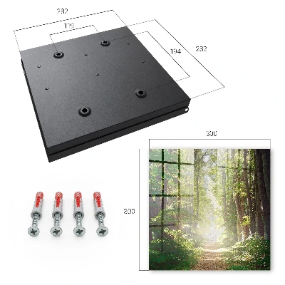 Key box for wall Forest landscape