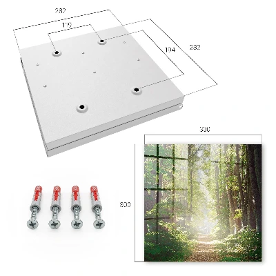 Key box for wall Forest landscape
