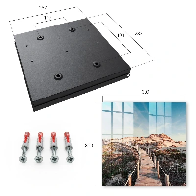 Wall mounted key box Dunes path