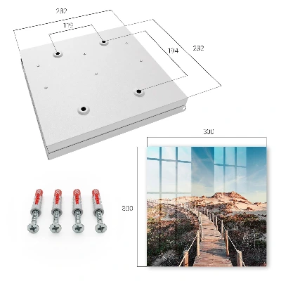 Wall mounted key box Dunes path