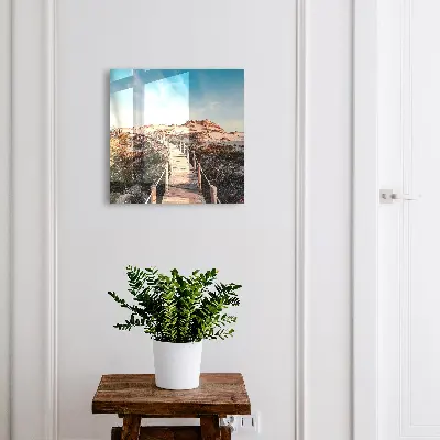Wall mounted key box Dunes path