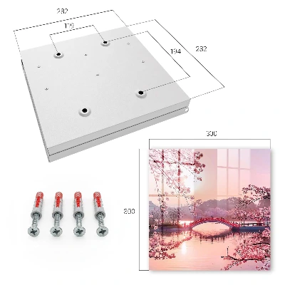 Wall mounted key box Spring bridge