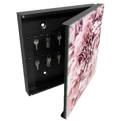 Key cabinet Pink flower