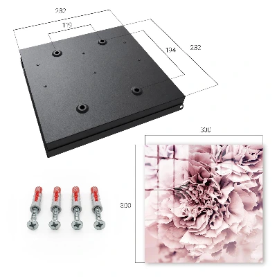 Key cabinet Pink flower