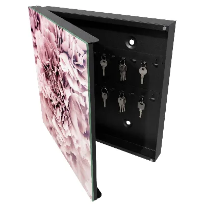 Key cabinet Pink flower