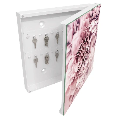 Key cabinet Pink flower