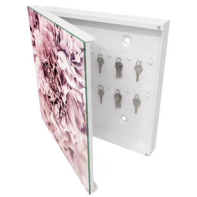Key cabinet Pink flower