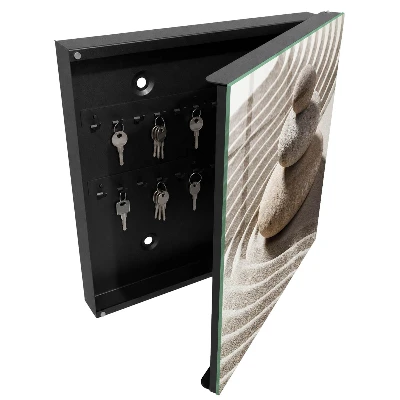 Wall mounted key box Zen composition