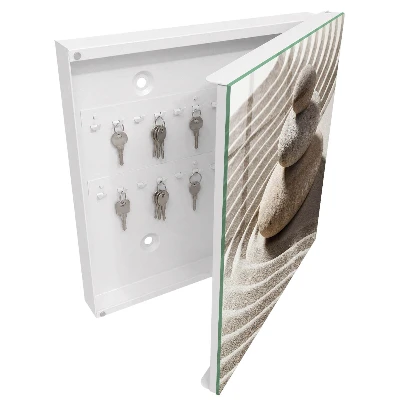Wall mounted key box Zen composition