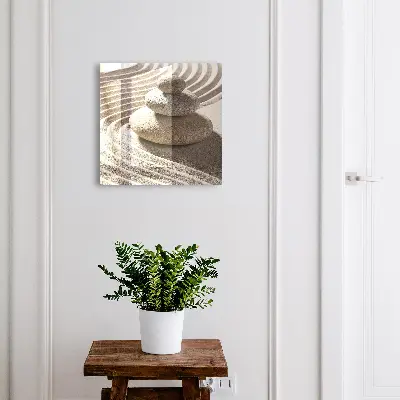 Wall mounted key box Zen composition
