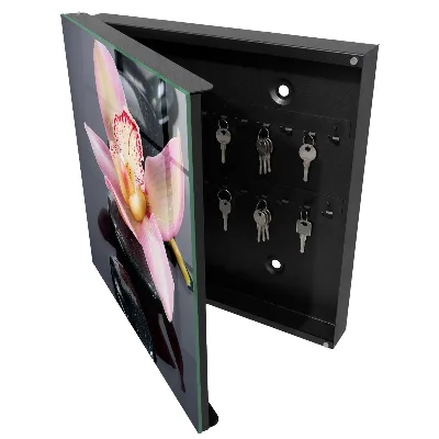 Key cabinet Orchid stones
