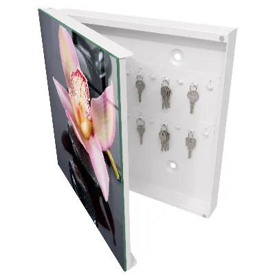 Key cabinet Orchid stones