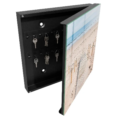 Wall mounted key box Sea beach