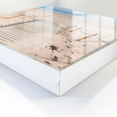 Wall mounted key box Sea beach