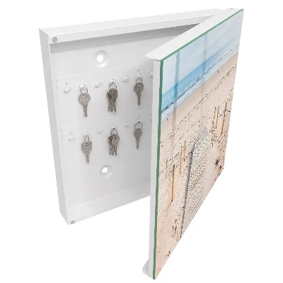 Wall mounted key box Sea beach