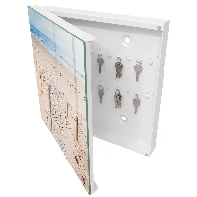 Wall mounted key box Sea beach
