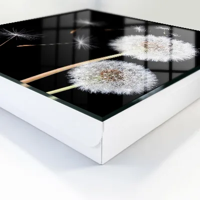 Wall mounted key box Delicate dandelions