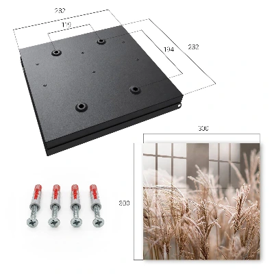 Wall mounted key box Frosty grass