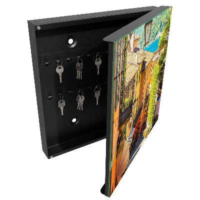 Key cabinet Colorful town