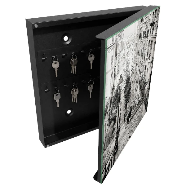 Key box for wall City charm