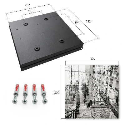 Key box for wall City charm