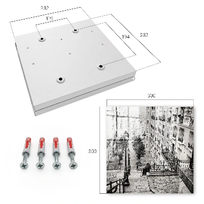 Key box for wall City charm