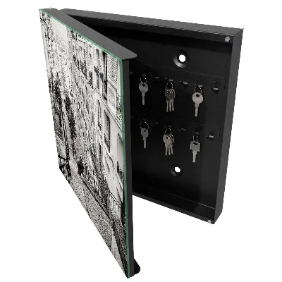 Key box for wall City charm