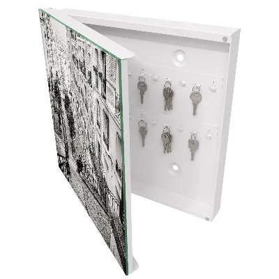 Key box for wall City charm