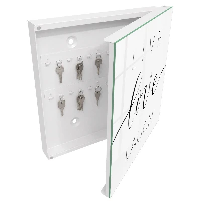 Wall mounted key box Motivational quotes