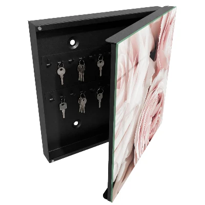 Key box for wall Pastel roses