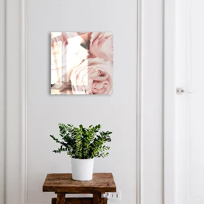 Key box for wall Pastel roses