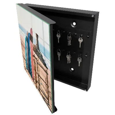 Wall mounted key box Beach surfboards