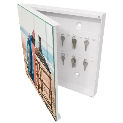 Wall mounted key box Beach surfboards