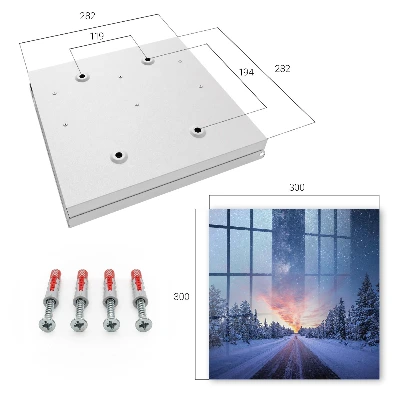 Key box for wall Stars over the road