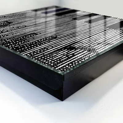 Wall mounted key box Geometric lines