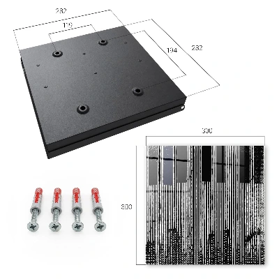 Wall mounted key box Geometric lines