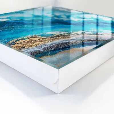 Key box for wall Turquoise patterns