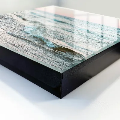 Wall mounted key box Sea waves