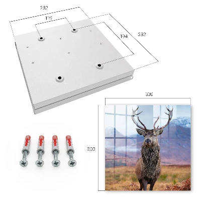 Key box for wall Deer in the mountains
