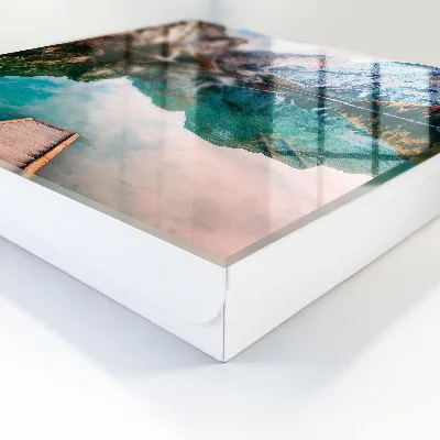 Key box for wall Mountain landscape