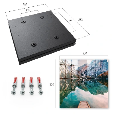 Key box for wall Mountain landscape