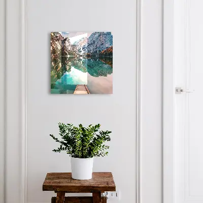 Key box for wall Mountain landscape